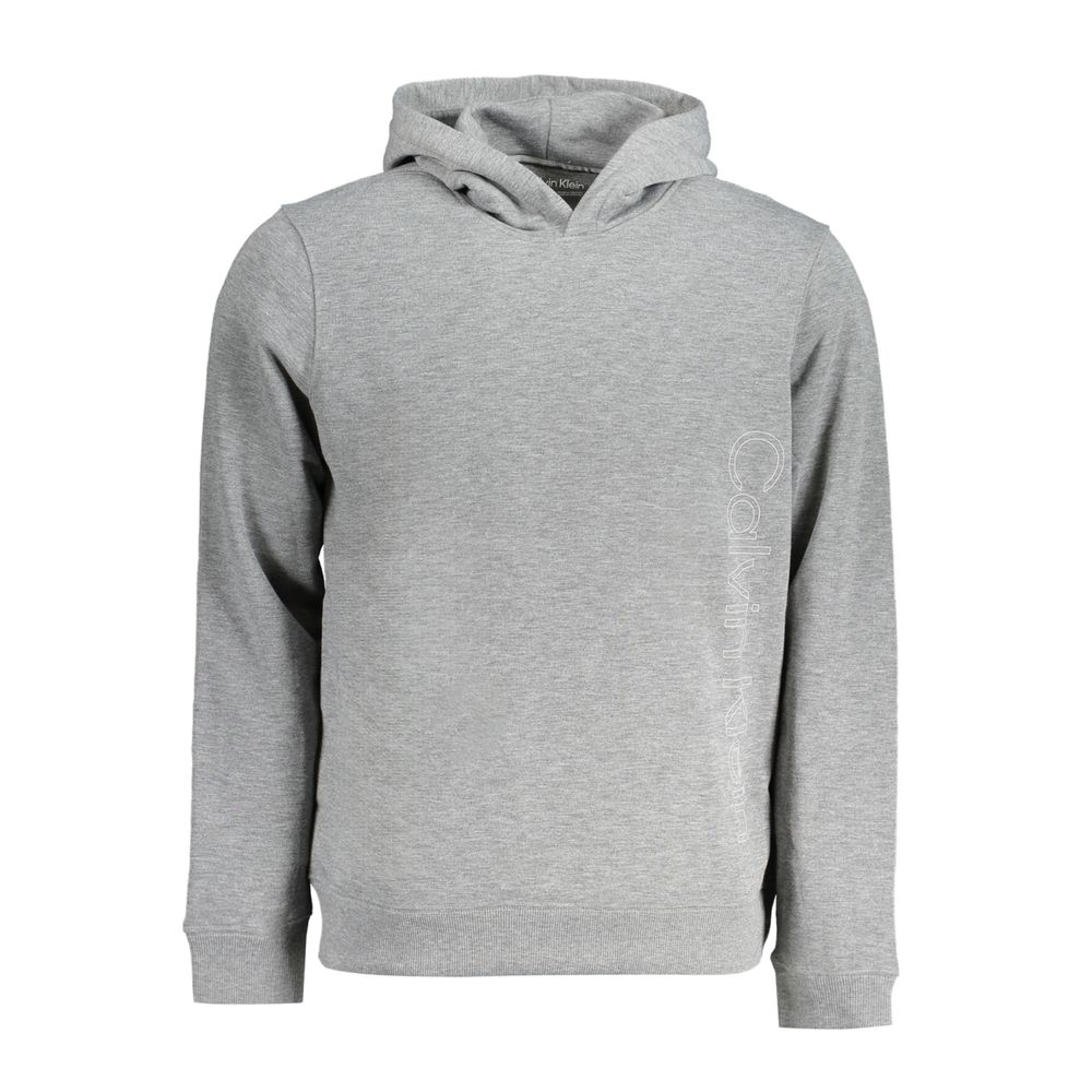 Grigio Polyester Men's Hoodie