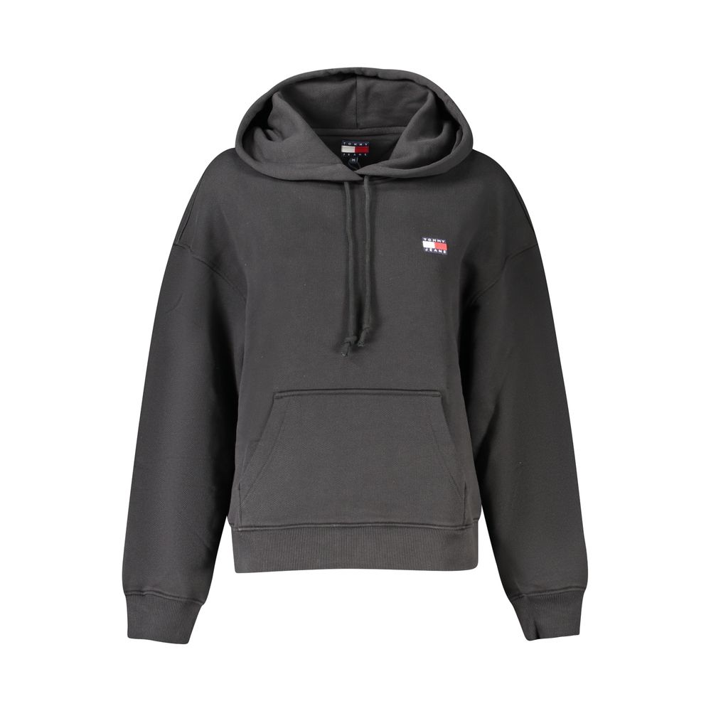 Black Cotton Women Sweater