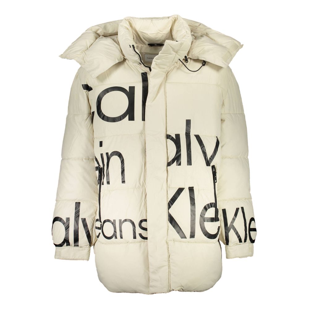 Beige Polyester Jacket
