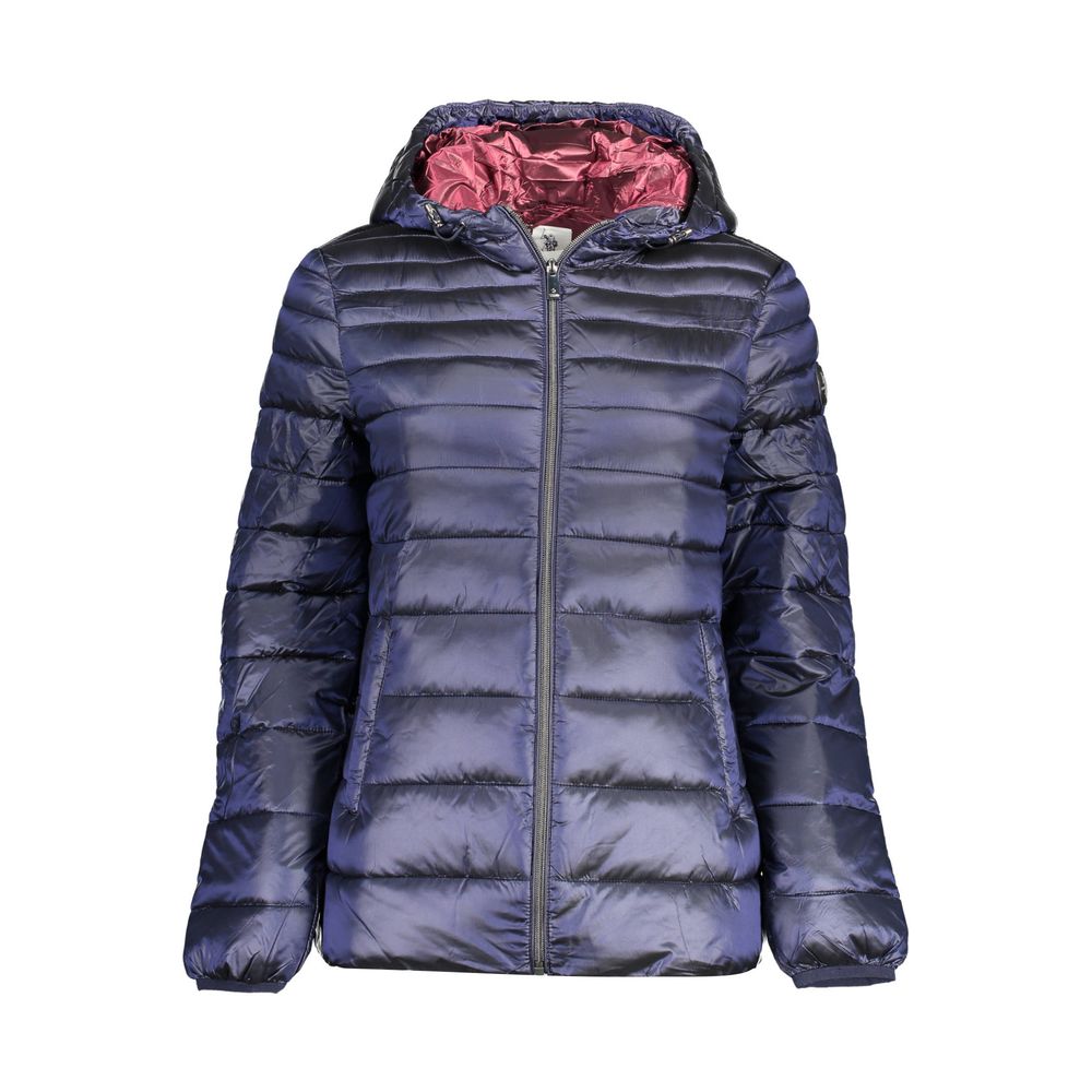 Blue Nylon Jackets & Coat