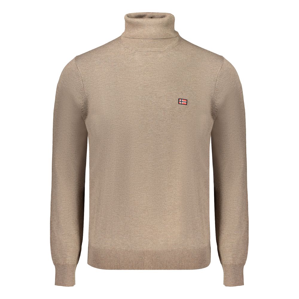 Marrone Poliammide Men Sweater
