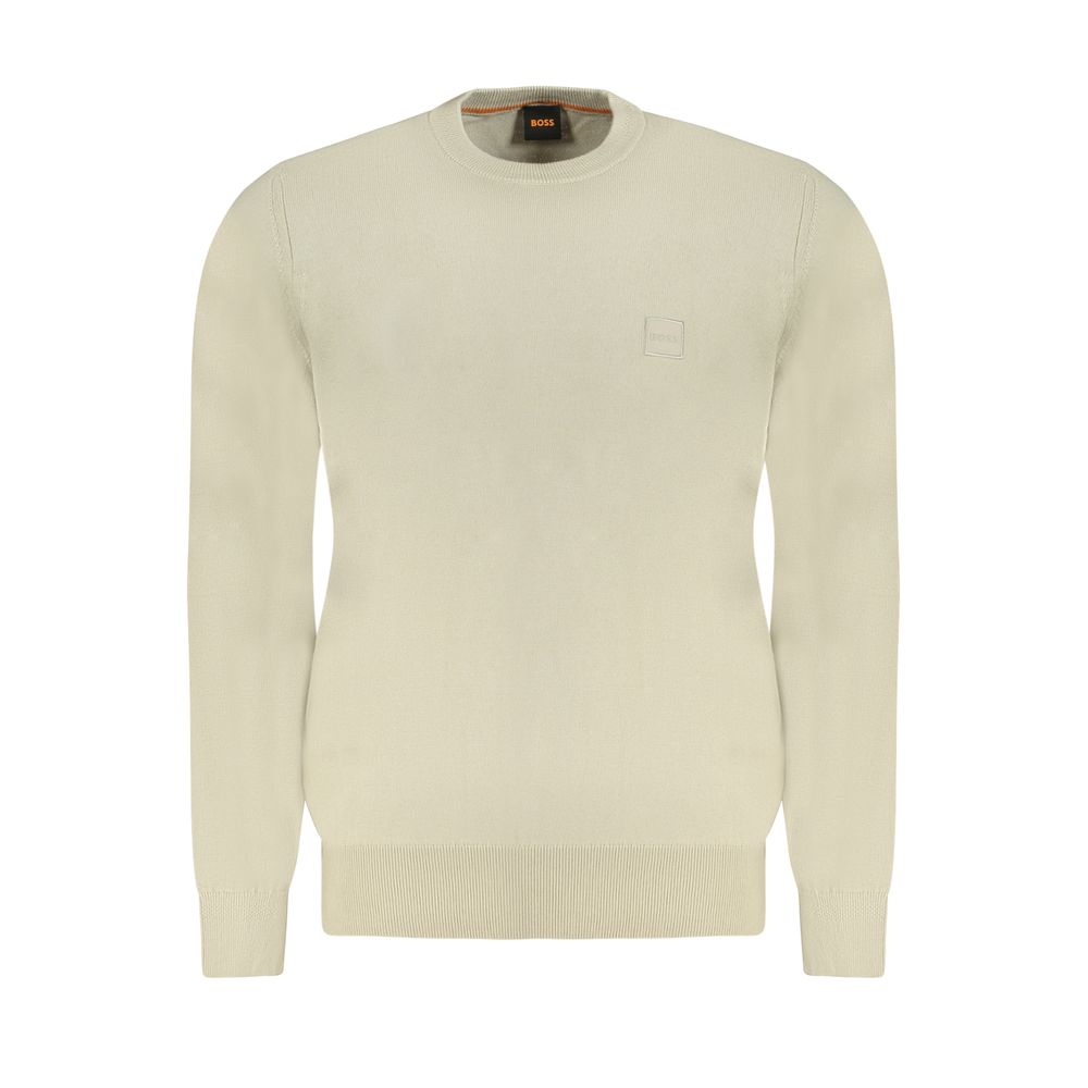 Beige Cotton Sweater