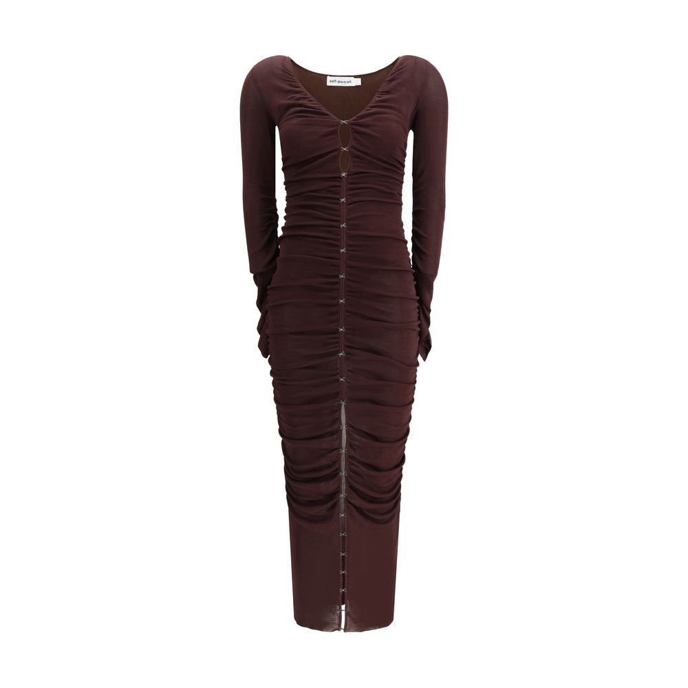 Draped knit Dress