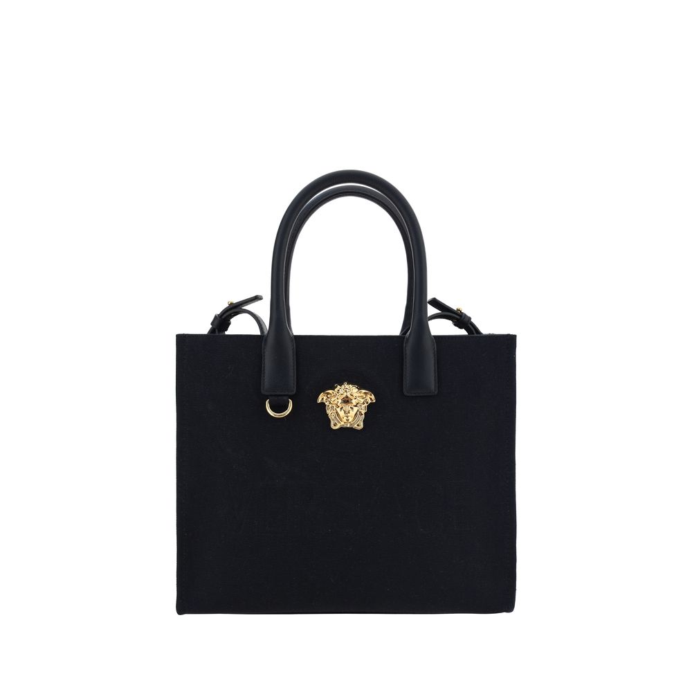 Black Cotton Shoulder Bag
