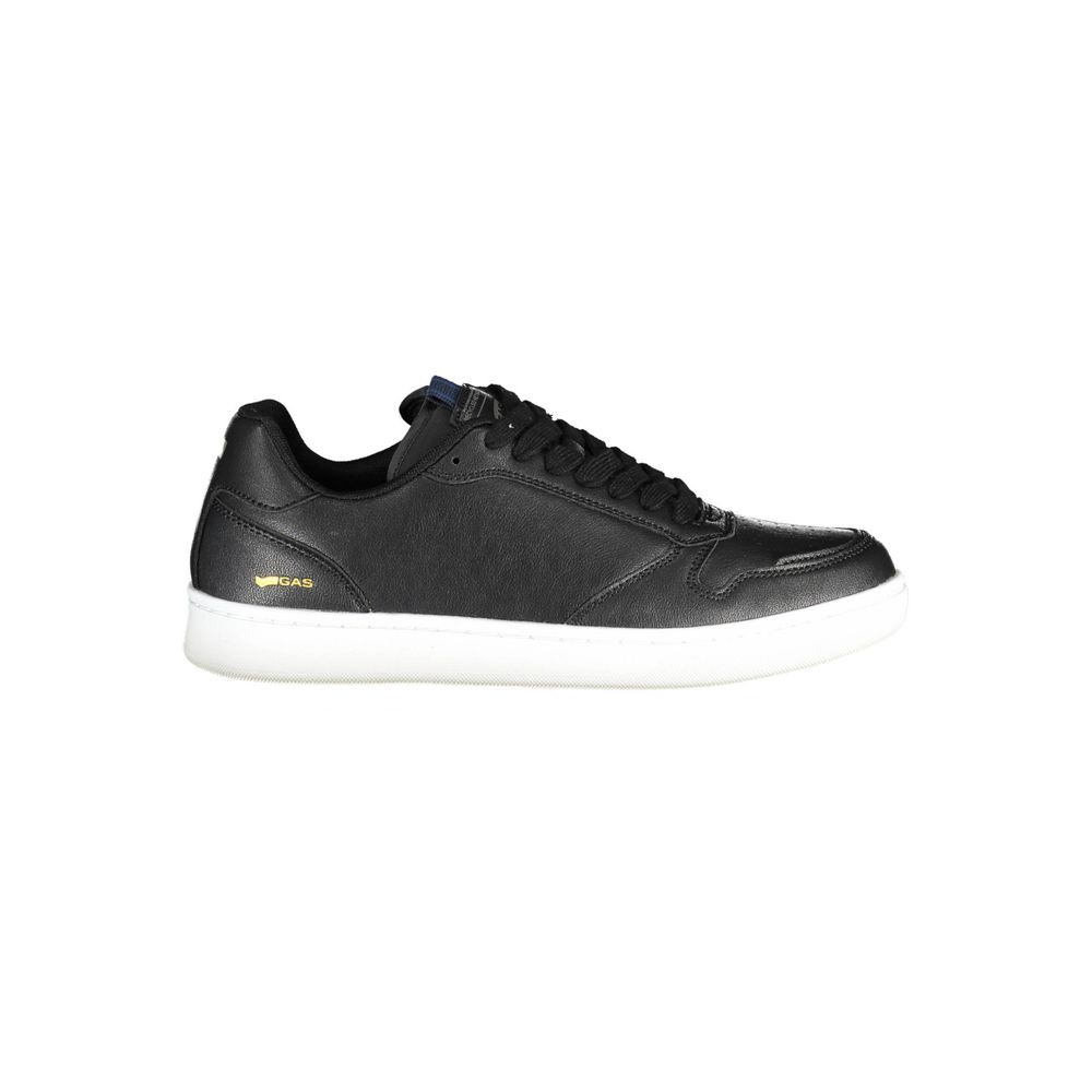Black Artificial Leather Sneaker