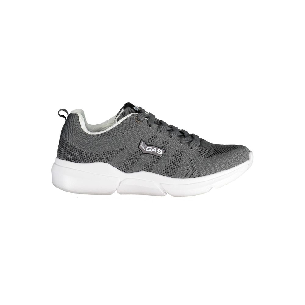 Gray Artificial Leather Sneaker