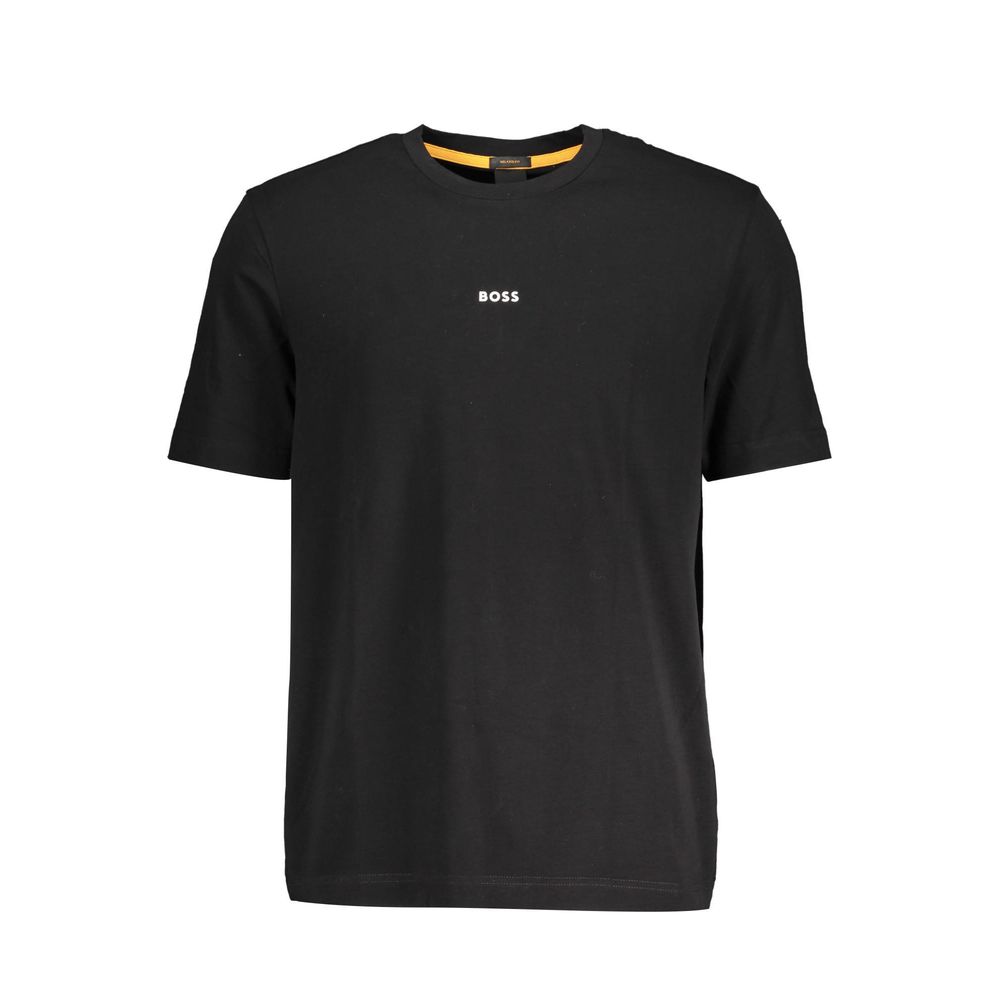 Black Cotton T-Shirt