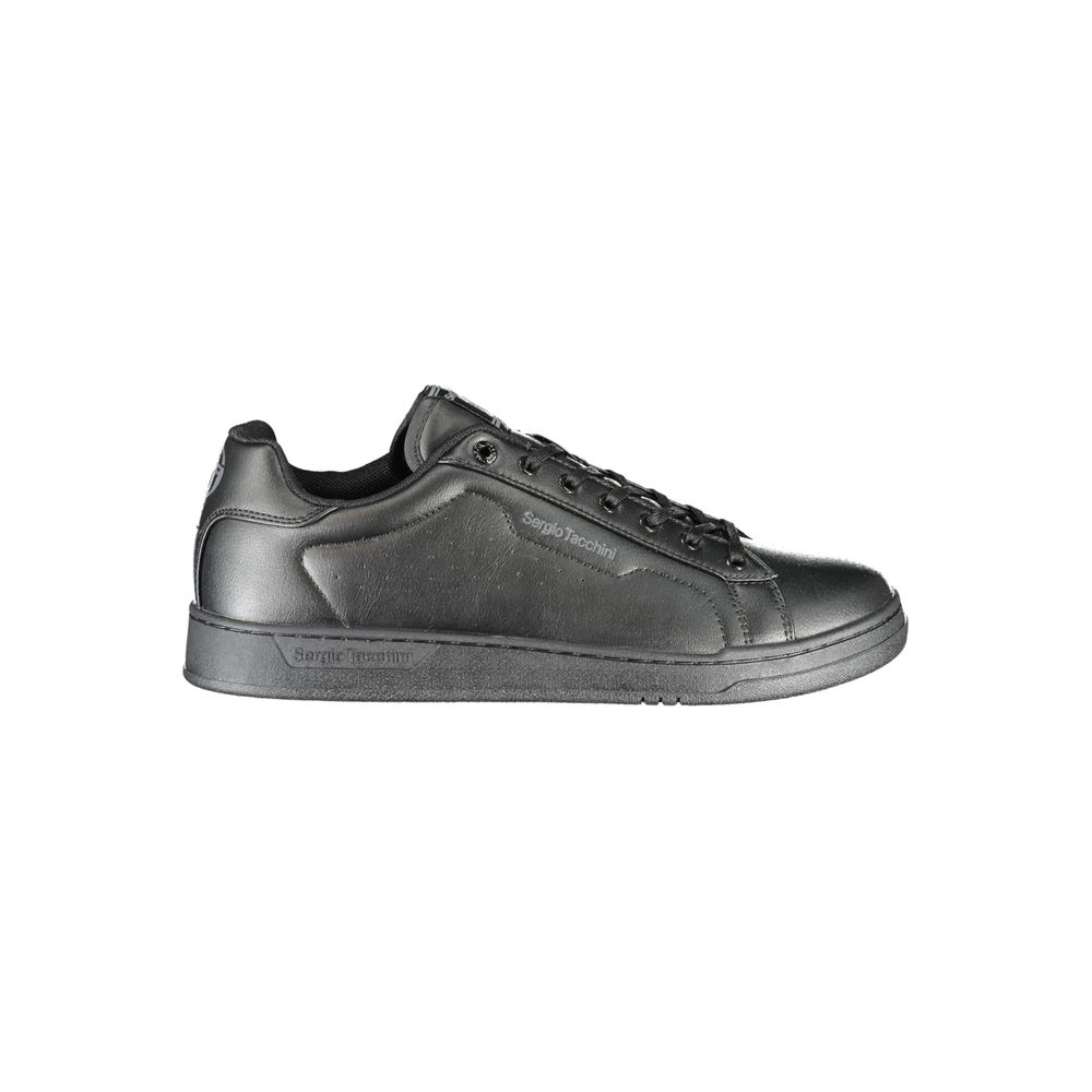 Black Polyester Sneaker