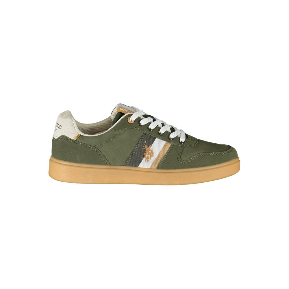 Green Polyester Sneaker