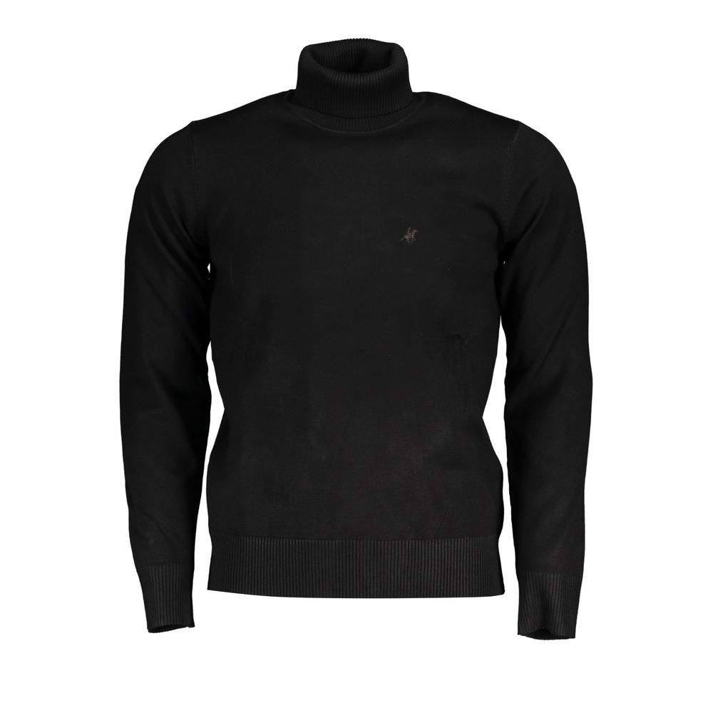 Black Nylon Sweater