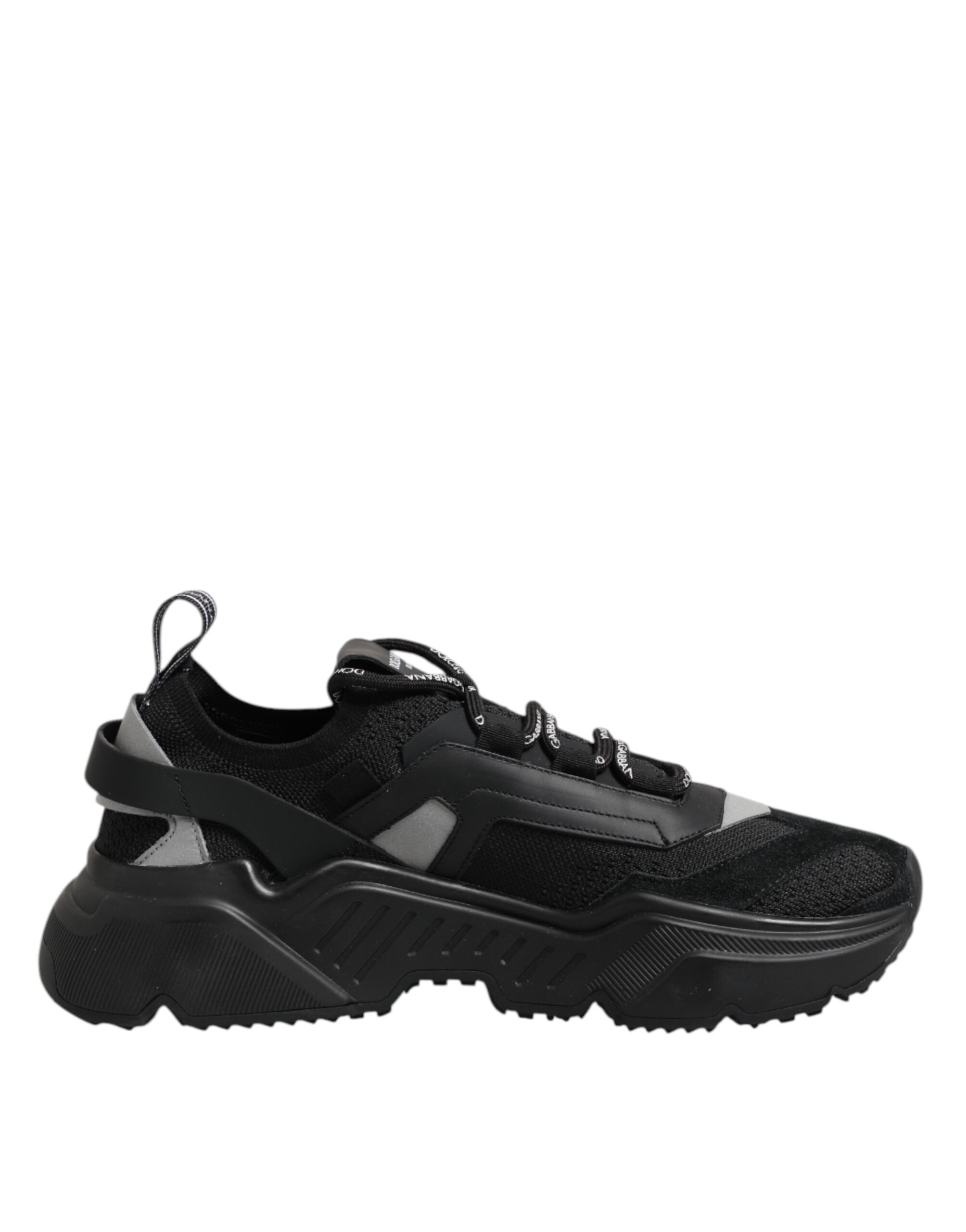 Black Leather Daymaster Low Top Sneakers Shoes