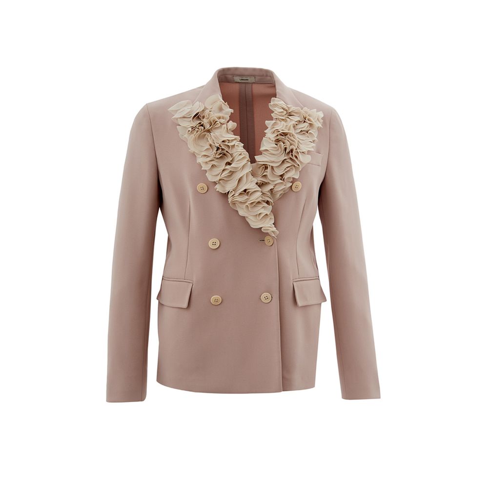 Gray Polyester Jackets & Coat