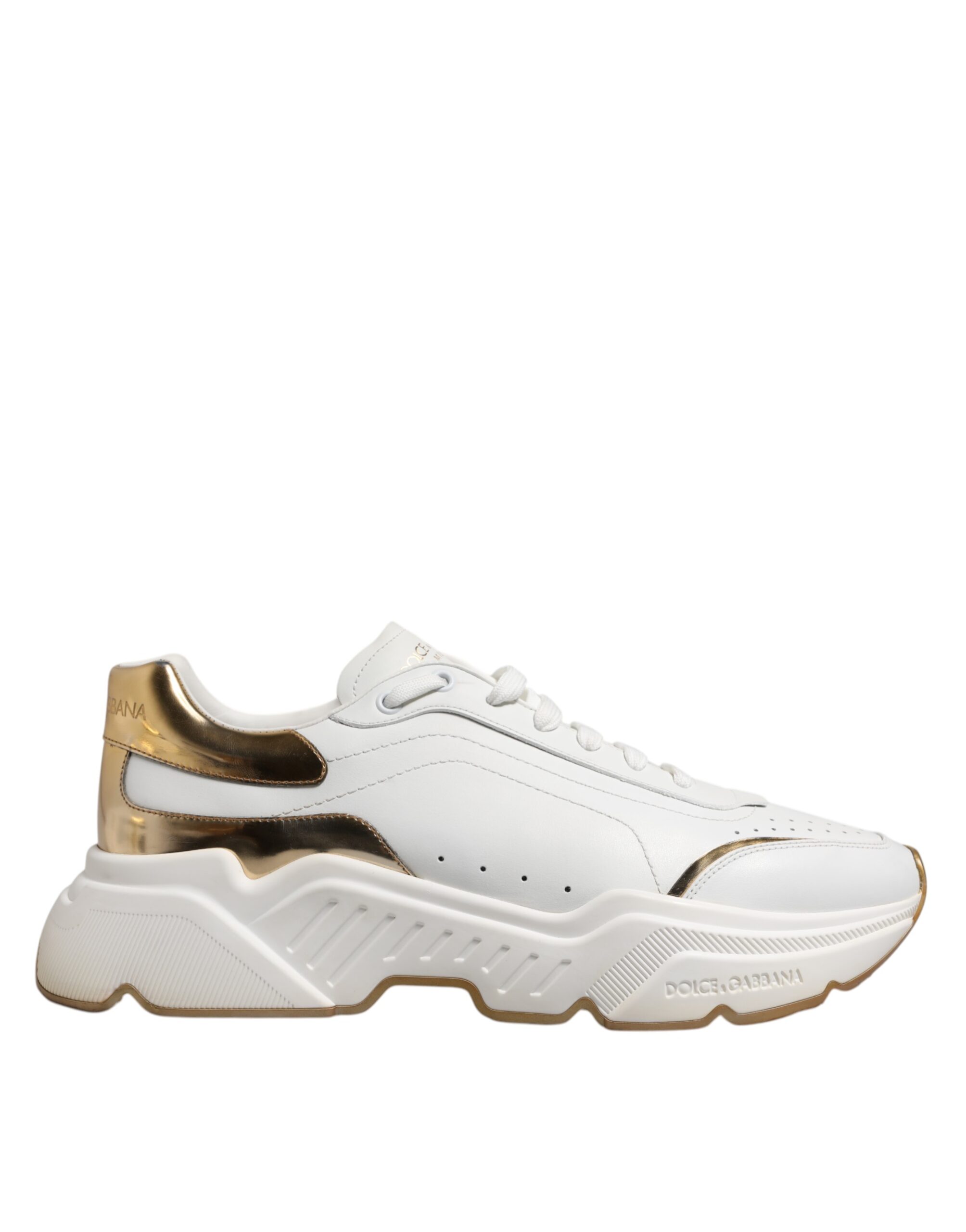 White Gold Daymaster Low Top Sneakers Shoes