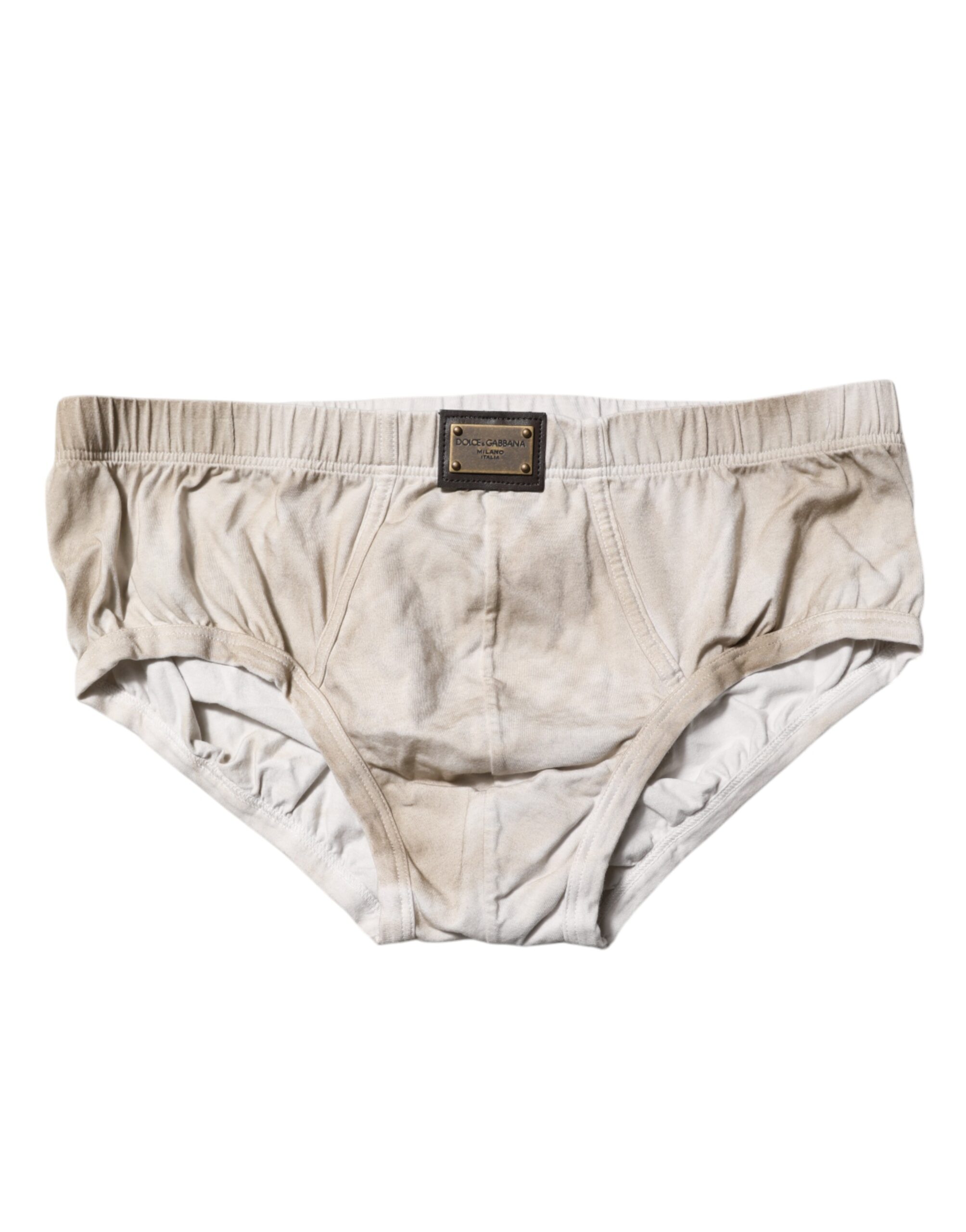 Gray Cotton Stretch Regular Men Brief Underwear