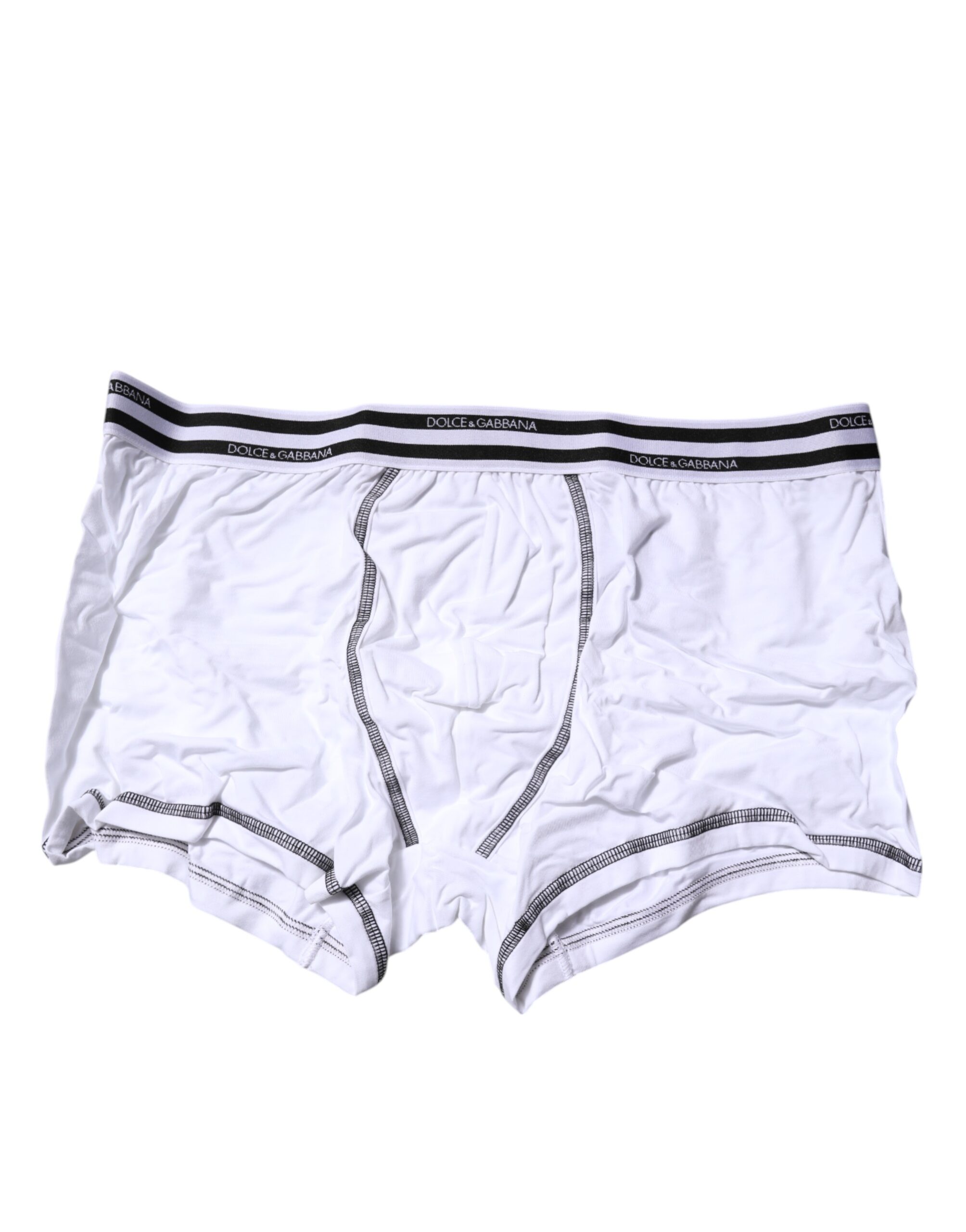 White Cotton Stretch Regular Boxer Underwear