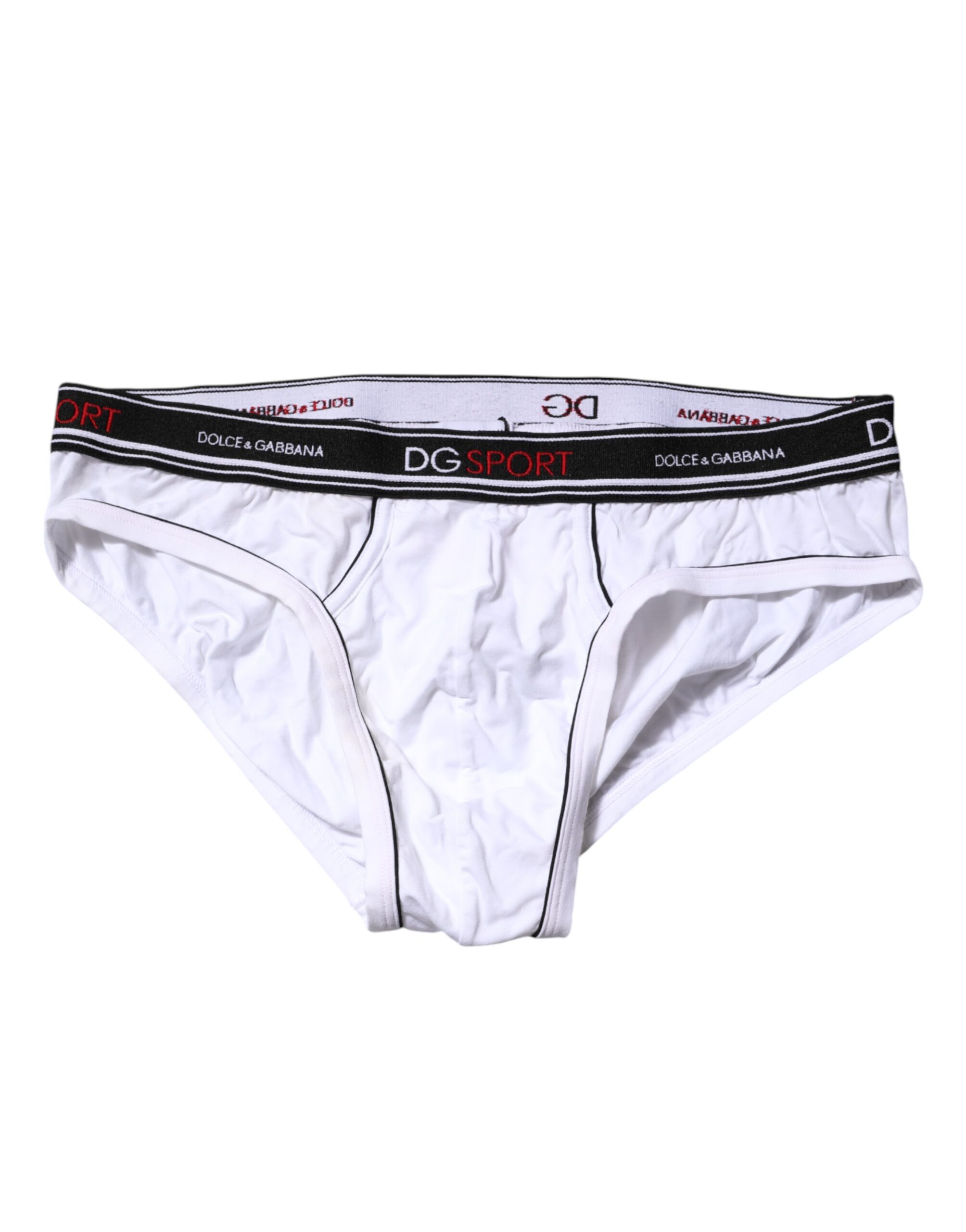White Cotton Stretch Regular Brief Underwear