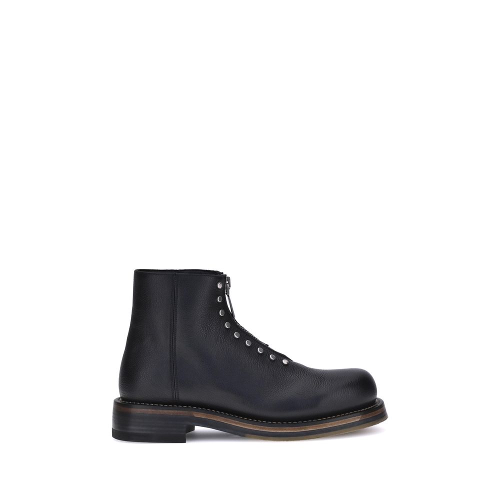 Studded leather Ankle Boots