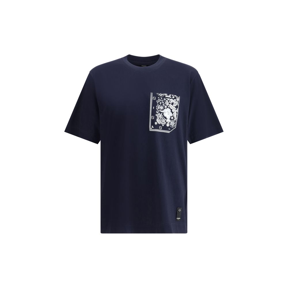 T-Shirt with bandana print pocket