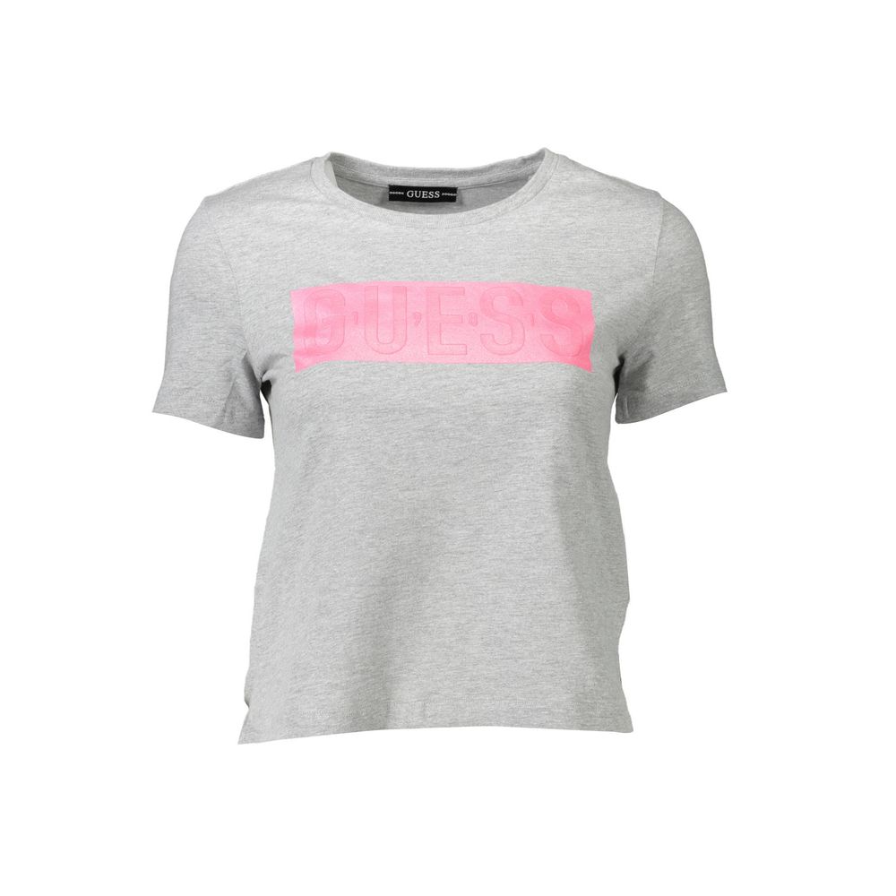 Gray Cotton Tops & T-Shirt