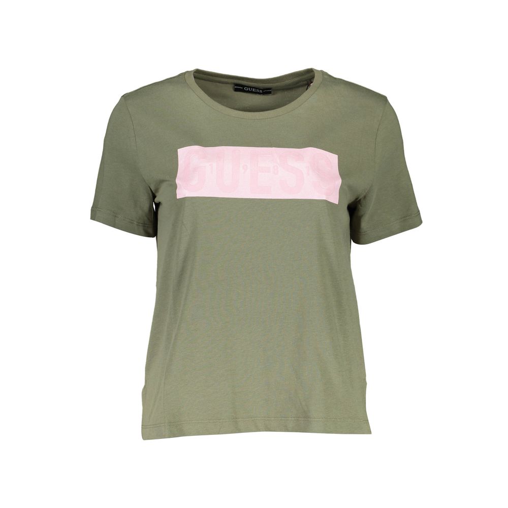 Green Cotton Tops & T-Shirt
