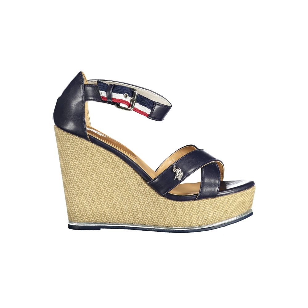 Blue Cotton Sandal