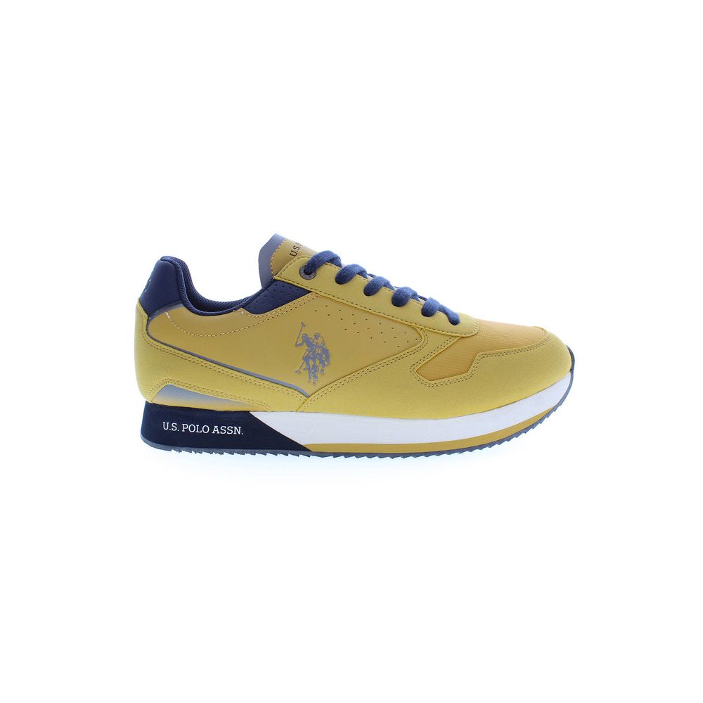 Yellow Polyester Sneaker