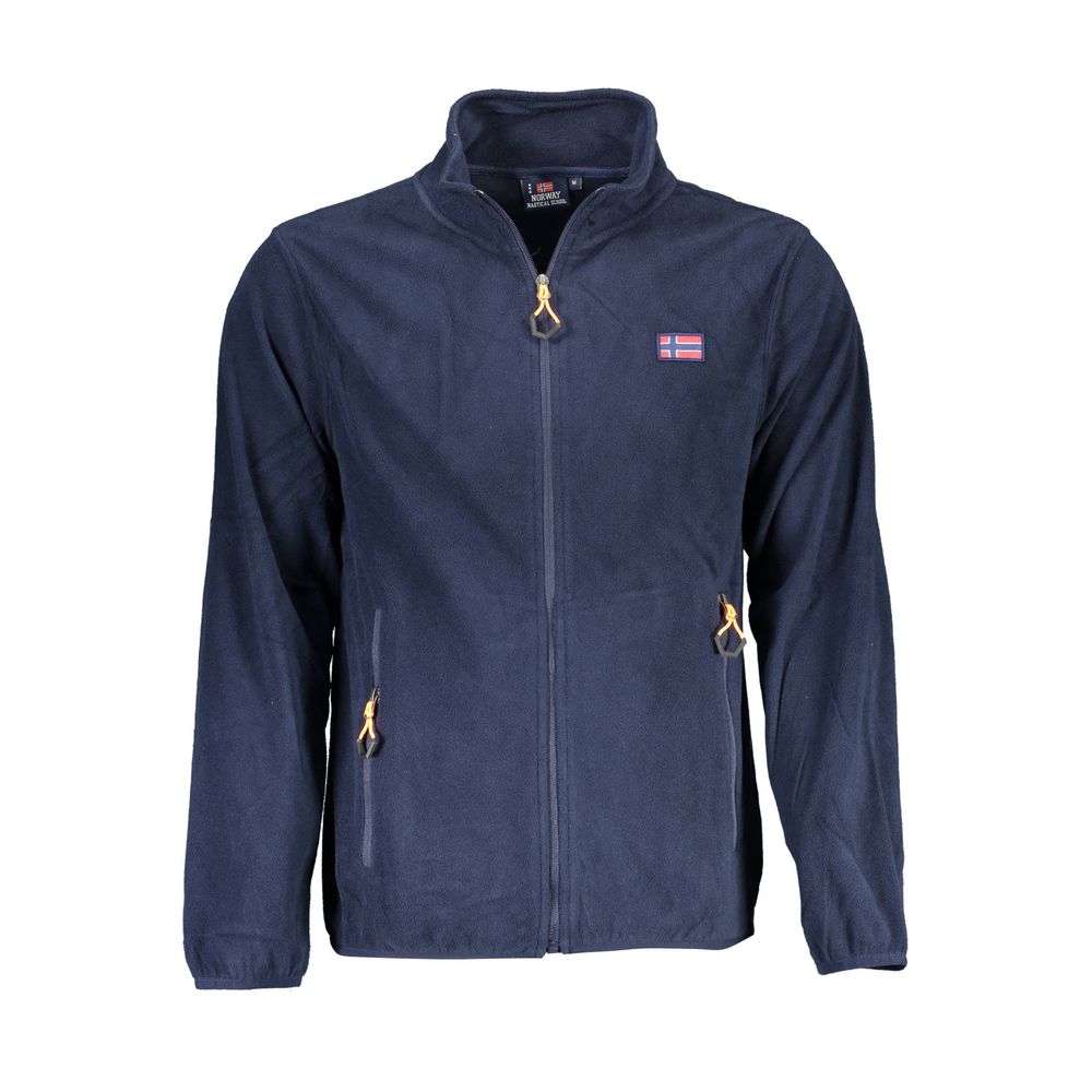 Blue Polyester Sweater