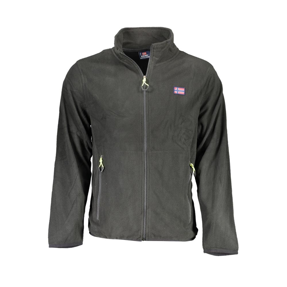 Black Polyester Sweater