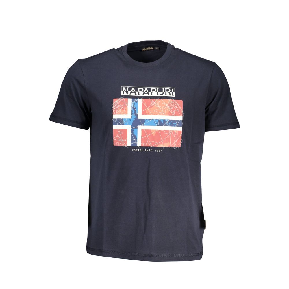 Blue Cotton T-Shirt