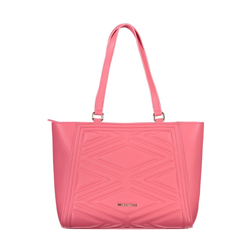 Pink Polyethylene Handbag