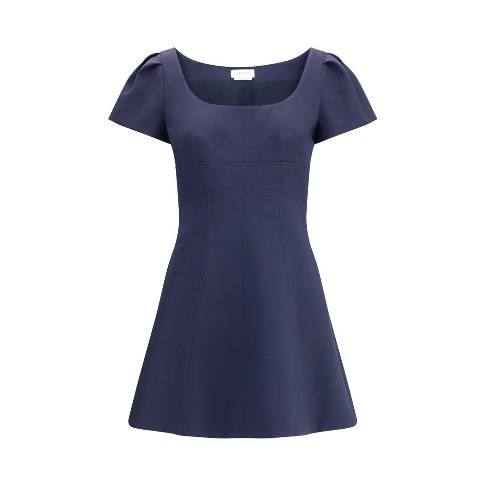 Short Dress with short gathered sleeves