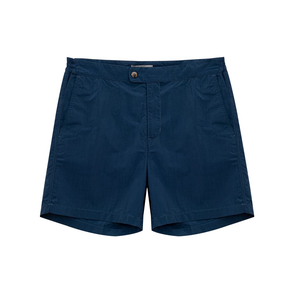 Blue Polyamide Swim Short