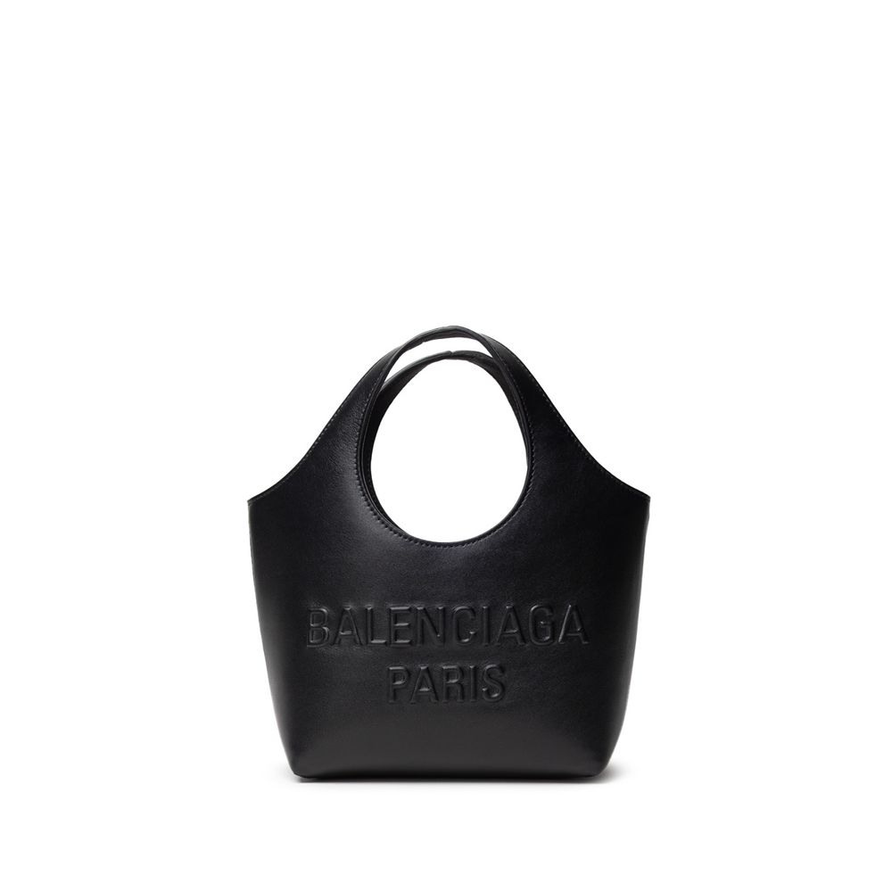 Black Leather Tote Bag