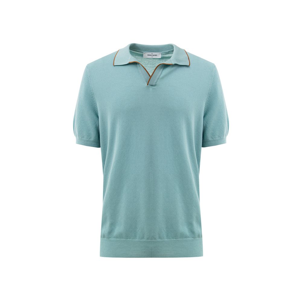 Green Cotton Polo Shirt