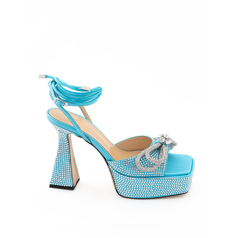 Blue Leather Platform