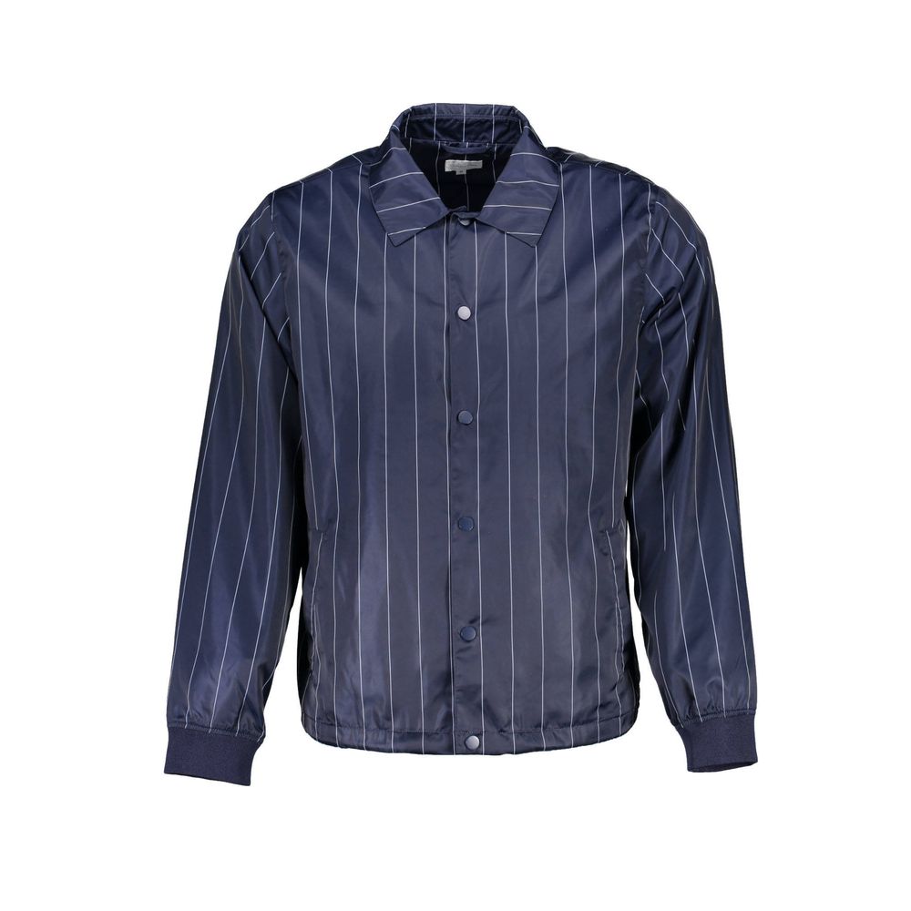 Blue Polyester Jacket