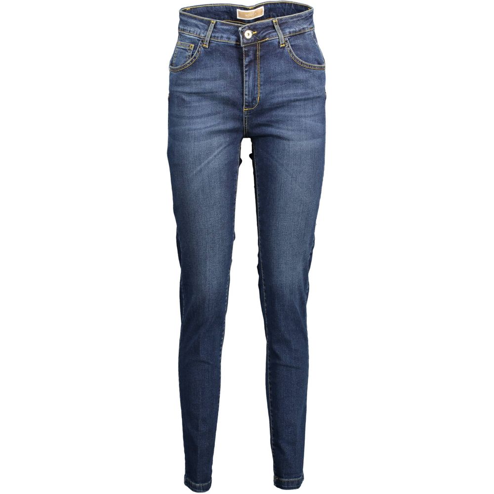 Blue Cotton Jeans & Pant