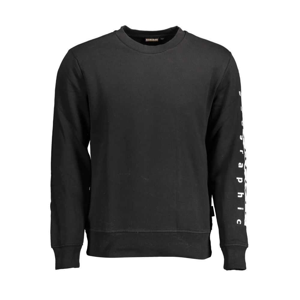 Black Cotton Sweater