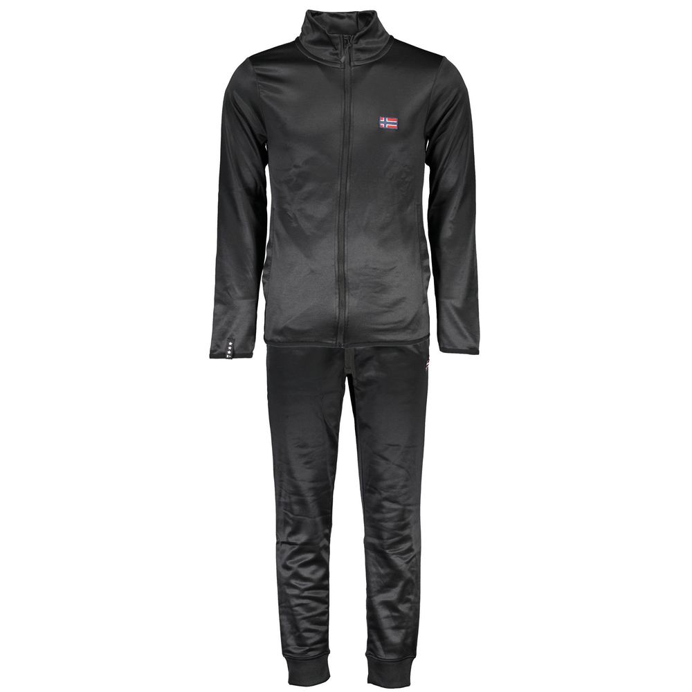 Black Polyester Sweater