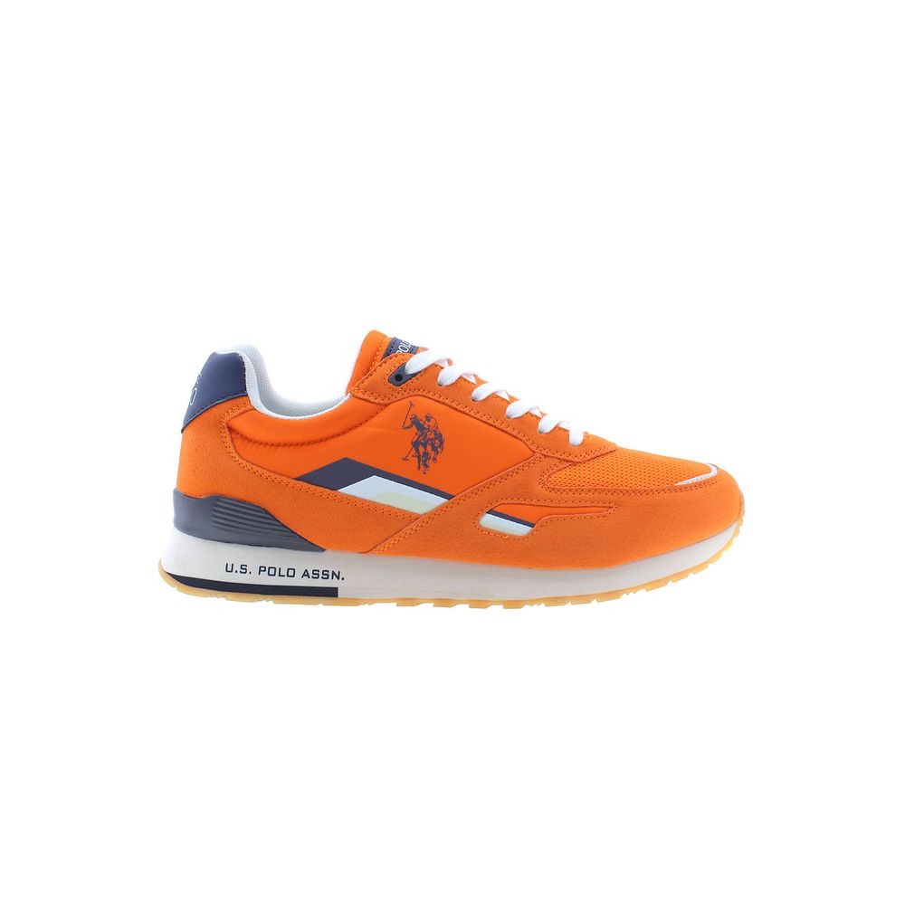 Orange Polyester Sneaker