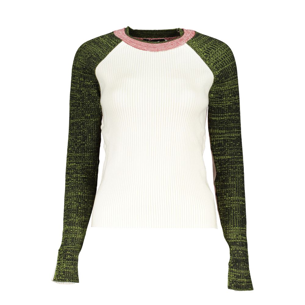 White Polyester Sweater