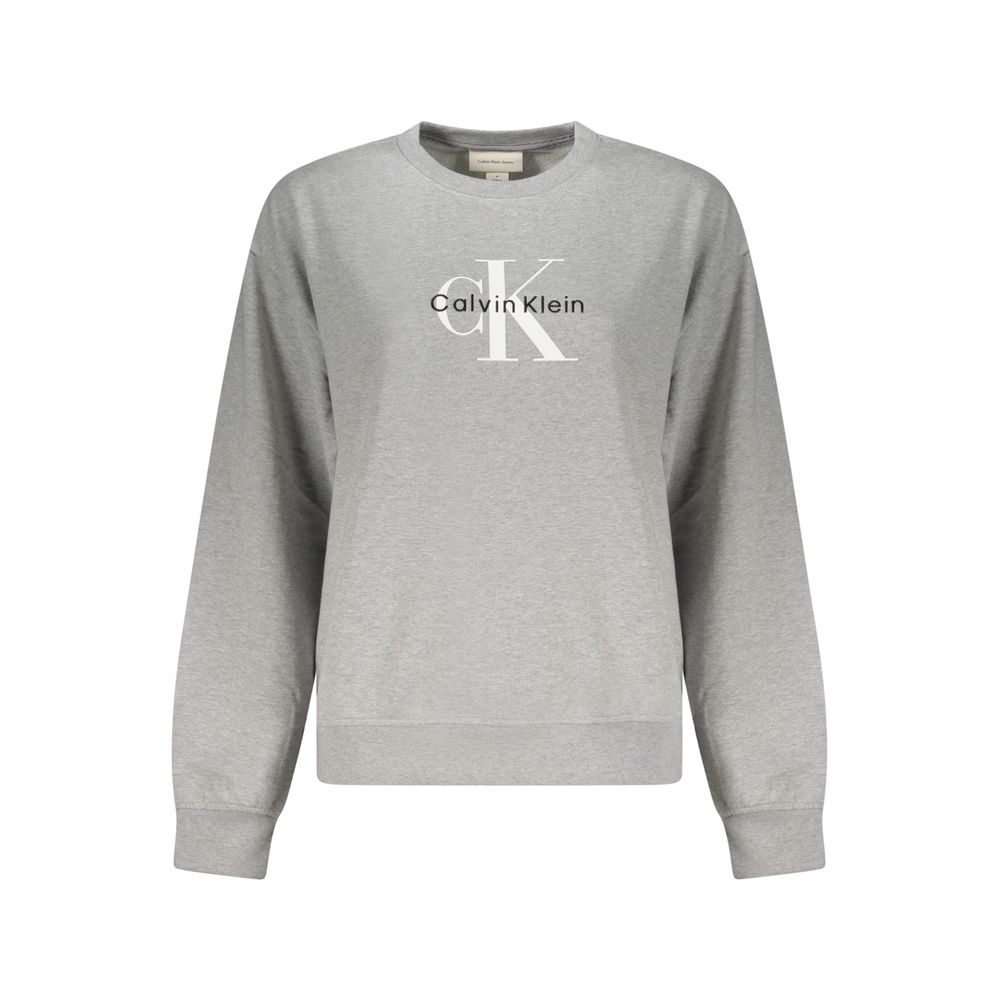 Gray Cotton Women Sweater