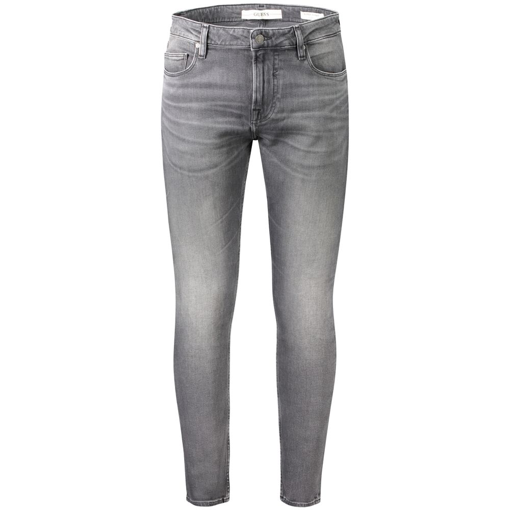 Gray Cotton Jeans & Pant