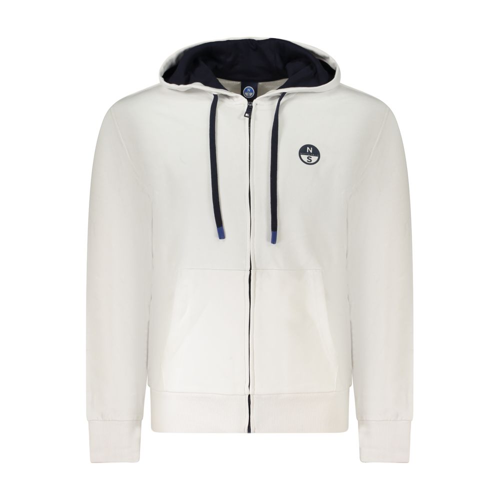 White Cotton Men Sweater