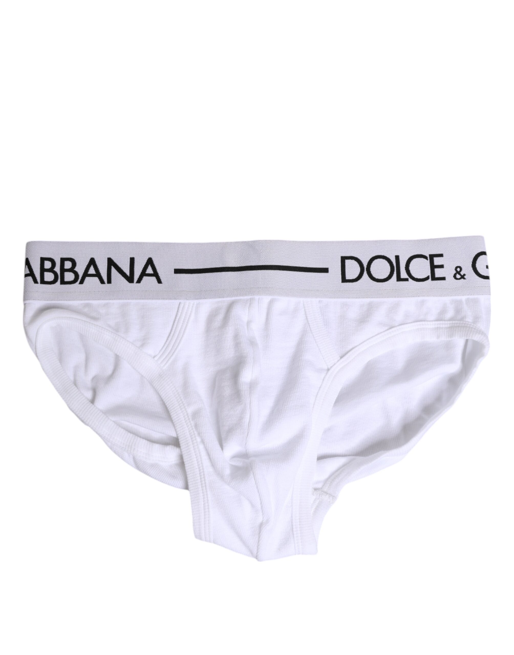 White Cotton Stretch Regular Brief Underwear