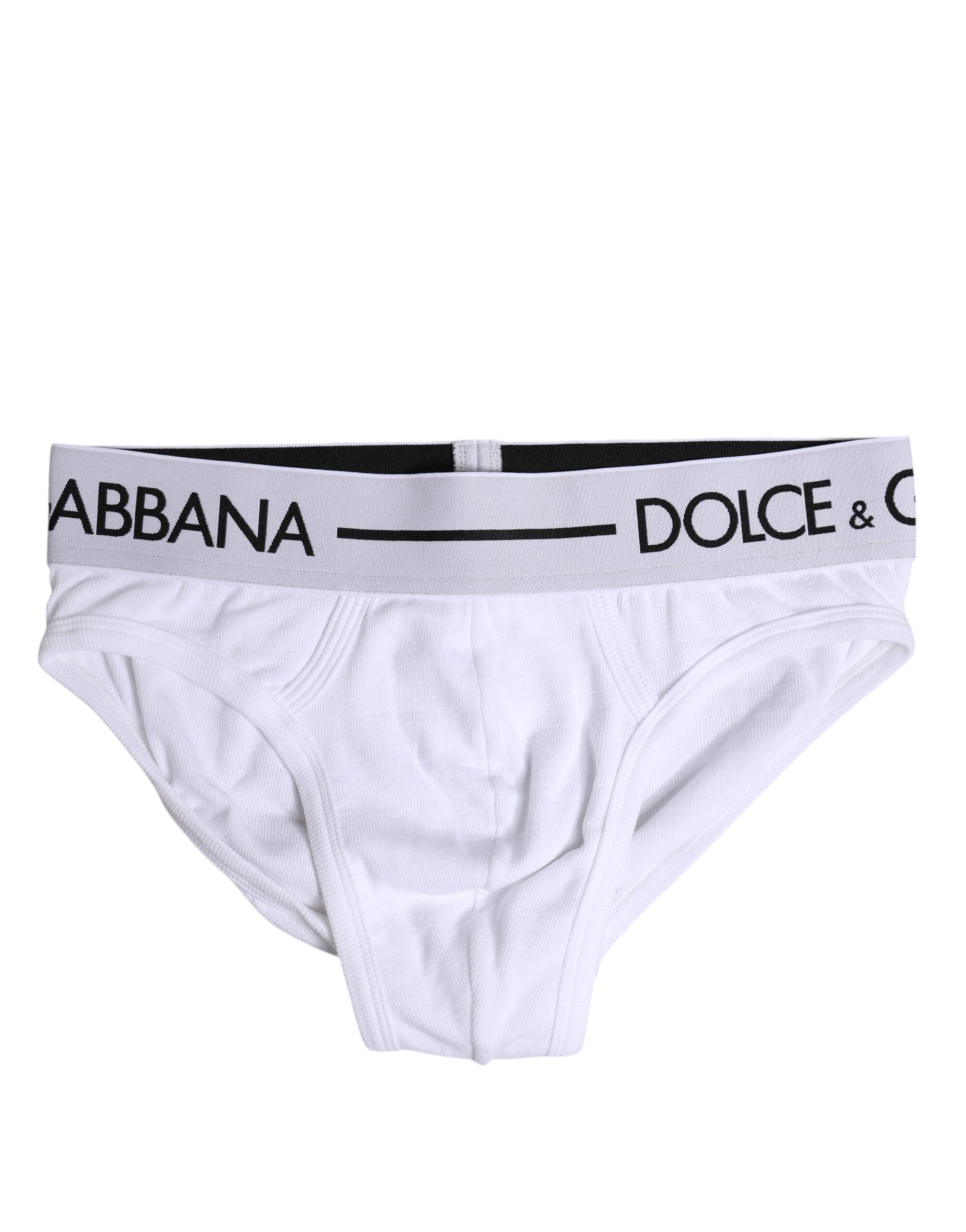 White Cotton Stretch Regular Brief Underwear