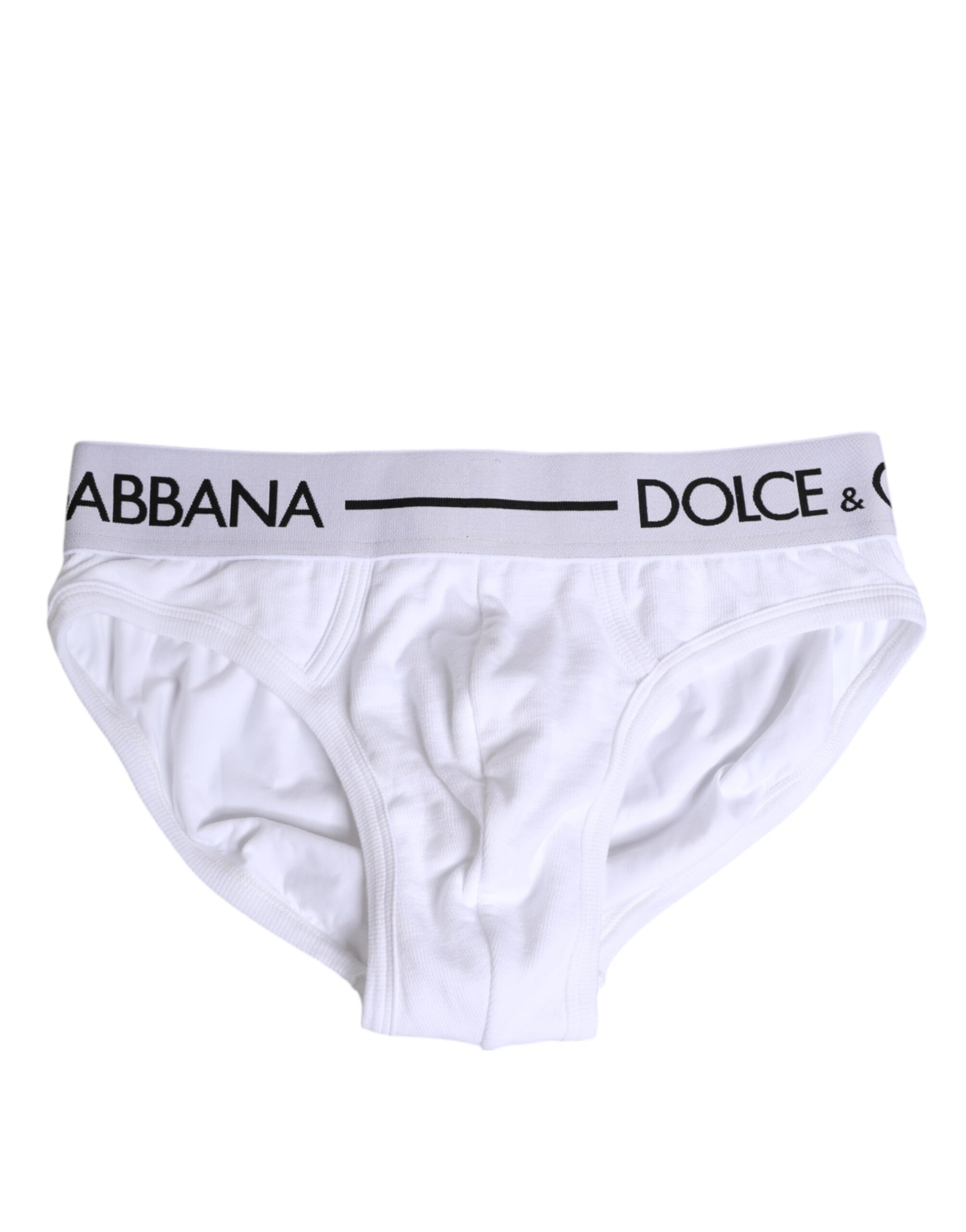 White Cotton Stretch Regular Brief Underwear