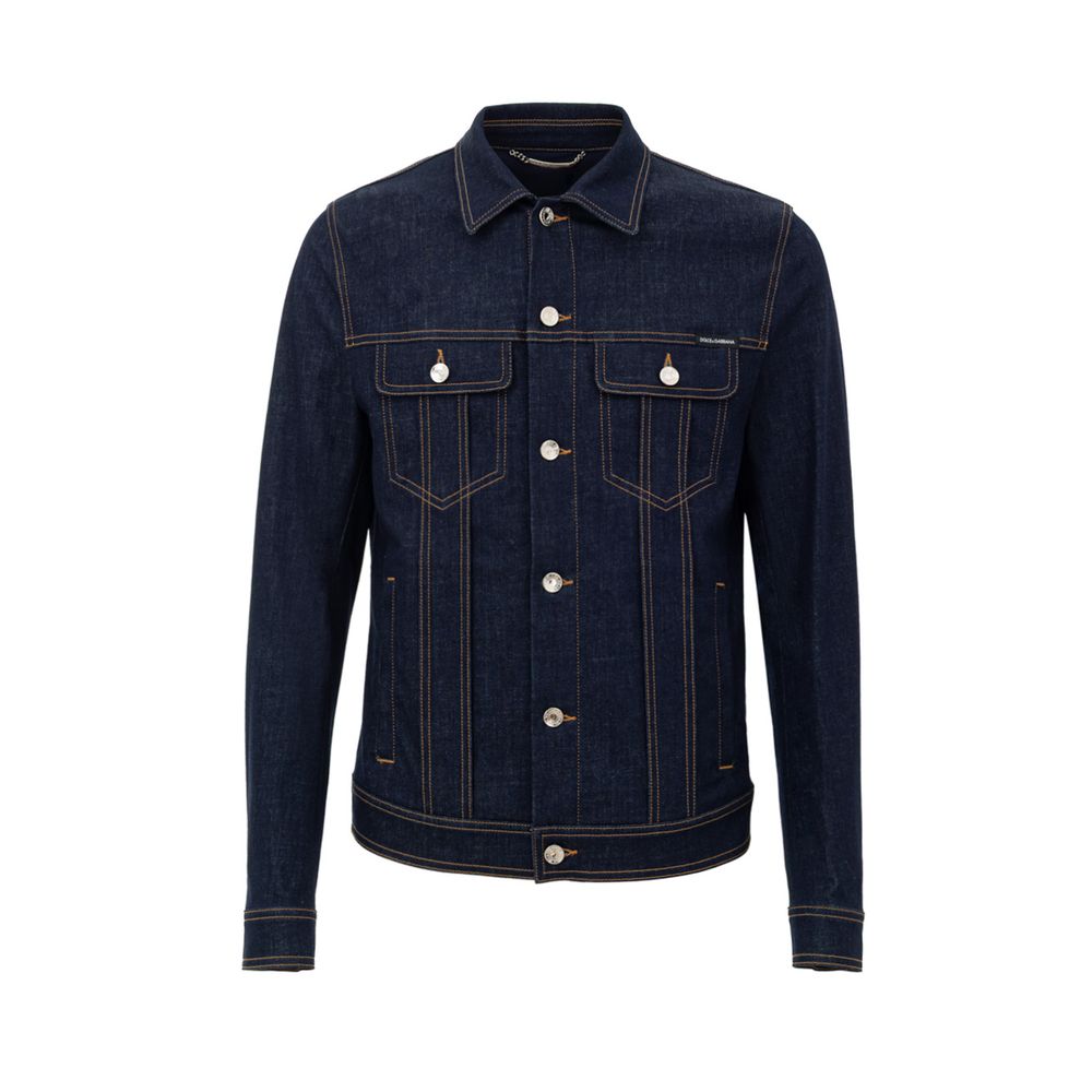 Blue Cotton Denim Jacket