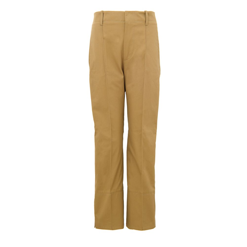 Beige Cotton Pant