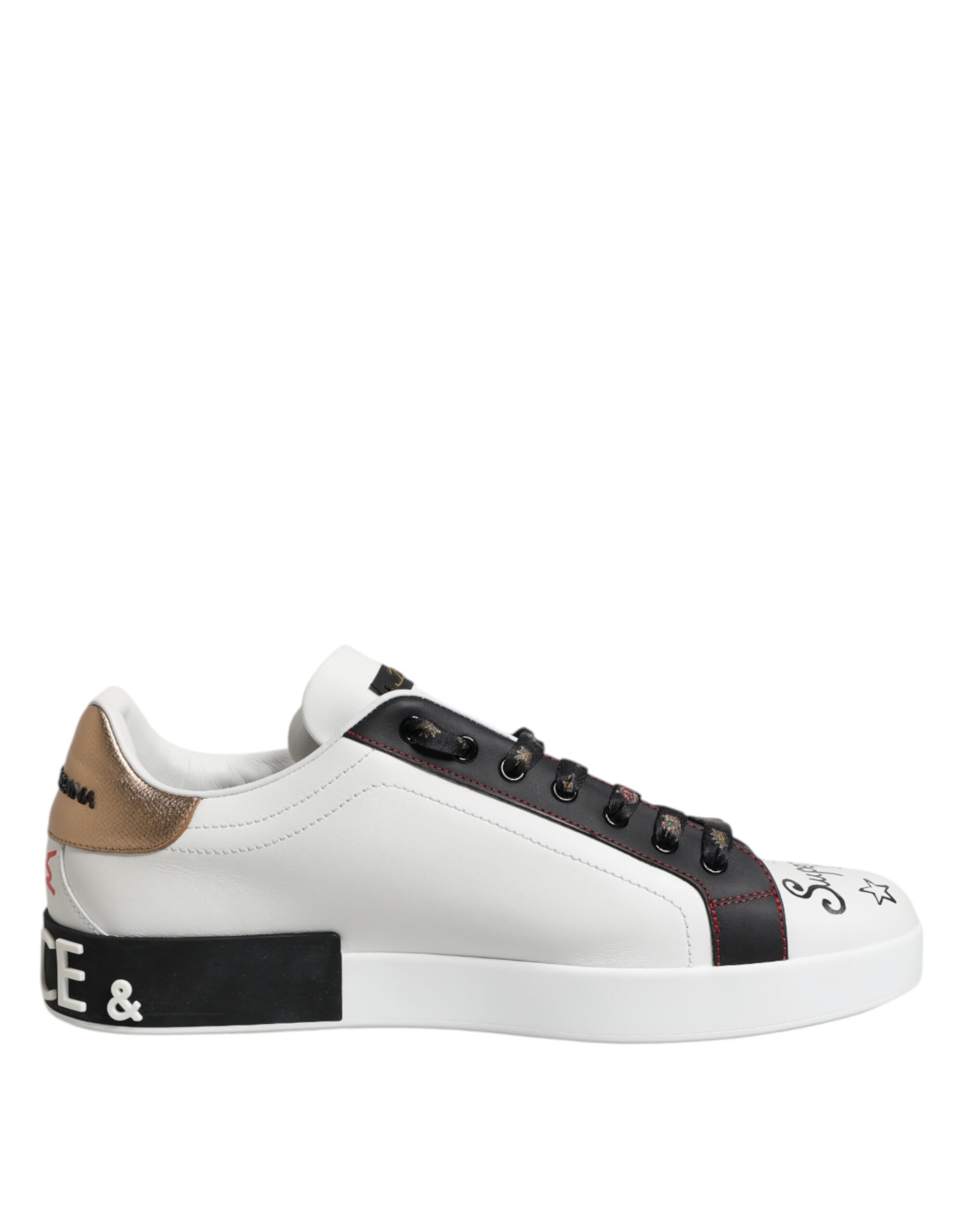 White Portofino Crown Men Sneakers Shoes